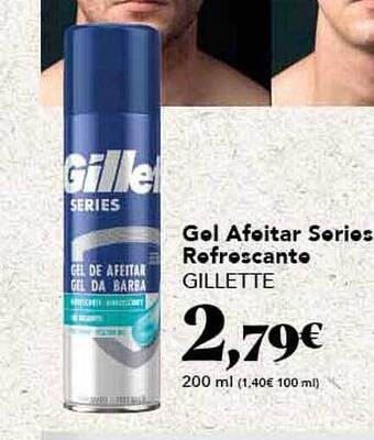 Gadis Gel afeitar series refrescante gillette oferta