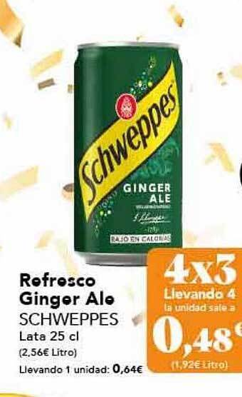 Gadis Refresco ginger ale schweppes oferta
