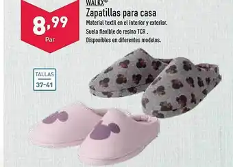 ALDI Walkx zapatillas para casa oferta