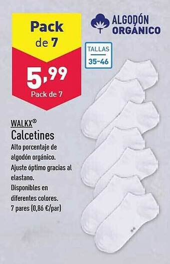 ALDI Walkx calcetines oferta