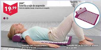 ALDI Crane esterilla y cojín de acupresión oferta