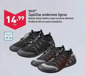 ALDI Walkx zapatillas senderismo ligeras oferta