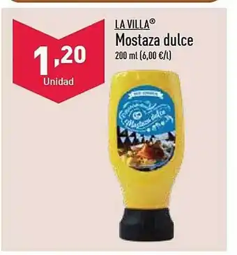 ALDI La villa mostaza dulce oferta