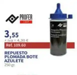 Coferdroza Repuesto plomada bote azulete profer oferta