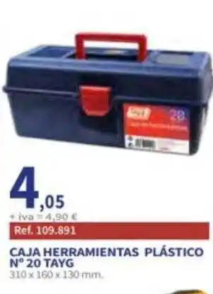 Coferdroza Caja herramientas plástico n° 20 tayg oferta
