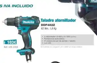 Coferdroza Taladro atornillador ddf482z oferta