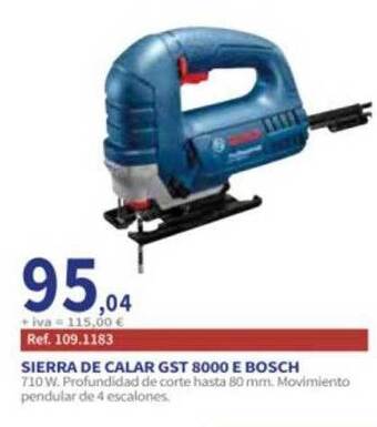 Coferdroza Sierra de calar gst 8000 e bosch oferta