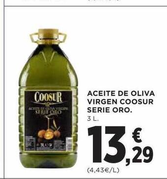 Hipercor Aceite de oliva virgen coosur serie oro oferta