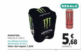 Hipercor Monster oferta
