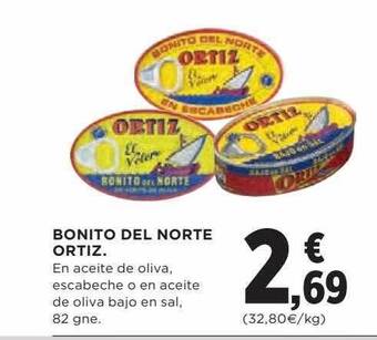 Hipercor Bonito del norte ortiz oferta