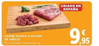 Hipercor Carne magra o picada de añojo oferta