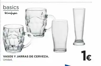 Hipercor Vasos y jarras de cerveza oferta