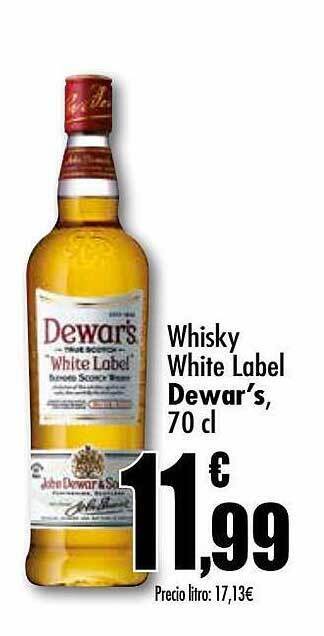 Unide Supermercados Whisky white label dewar's oferta