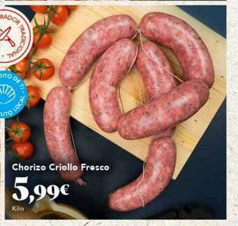 Gadis Chorizo criollo fresco oferta