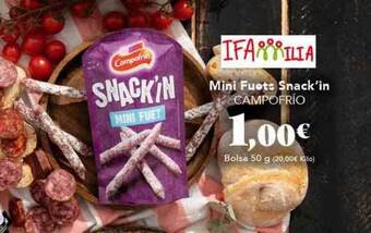 Gadis Mini fuets snack'in campofrio oferta