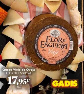 Gadis Queso viejo de oveja flor de esgueva oferta