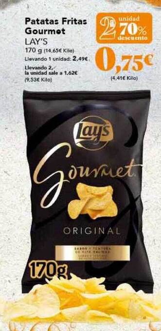 Gadis Patatas fritas gourmet lay's oferta