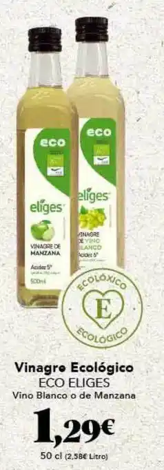 Gadis Vinagre ecológico eco eliges vino blanco o de manzana oferta