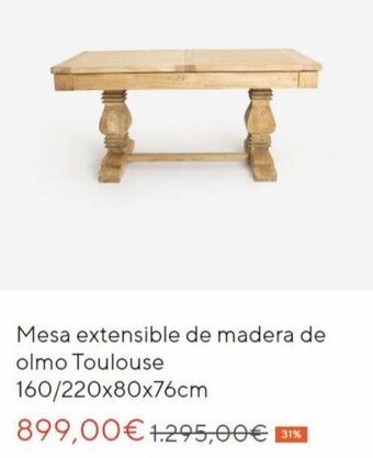 Casa Viva Mesa extensible oferta