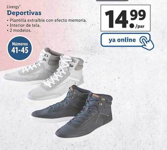 Lidl Livergy deportivas oferta