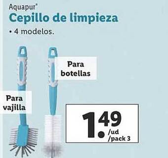 Lidl Aquapur cepillo de limpieza oferta