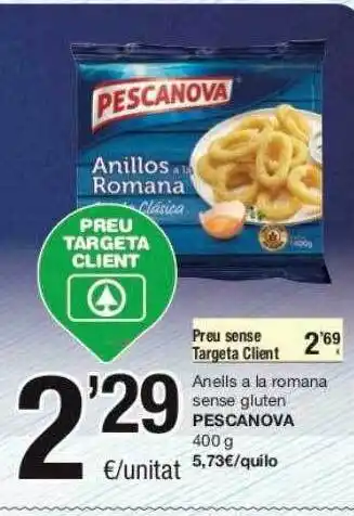 SPAR Fragadis Anells a la romana sense gluten pescanova oferta