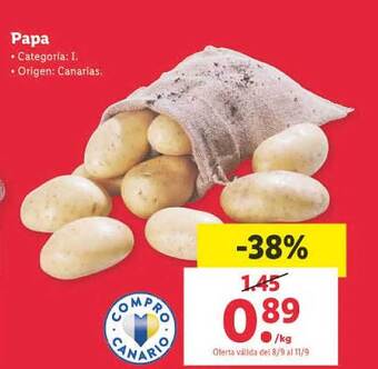 Lidl Papa oferta