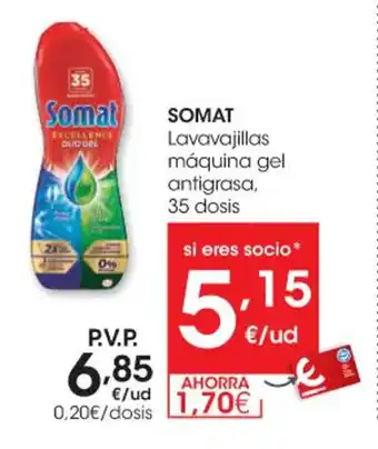 Eroski Somat Lavavajillas oferta