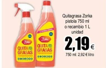 FROIZ Quitagrasa Zorka pistola oferta