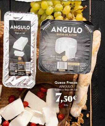 Gadis Queso fresco angulo suave o bajo en sal oferta