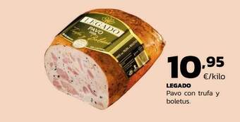 Supermercados Lupa Legado pavo con trufa y boletus oferta