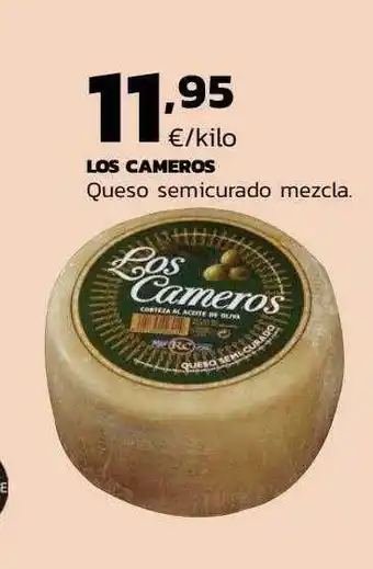 Supermercados Lupa Los cameros queso semicurado mezcla oferta