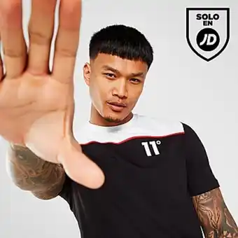 JD Sports 11 degrees camiseta colour block oferta