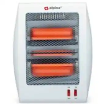 Embargos a lo bestia Calefactor halógeno alpina 800w blanco 37x30x9 cm oferta