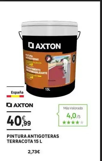 Leroy Merlin Daxton Pintura Antigoteras Terractota 15l oferta