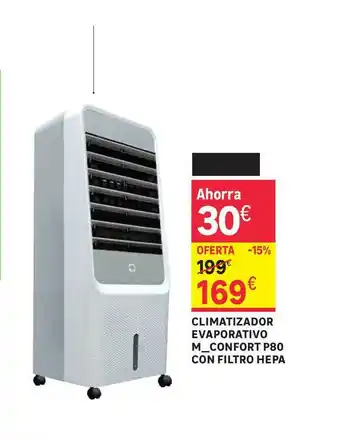 Leroy Merlin Climatizador Evaporativo M_confort P80 Con Filtro Hepa oferta