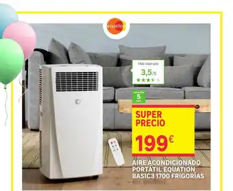 Leroy Merlin Aire Acondicionado Portátil Equation Basic3 1700 Frigorías oferta