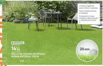 Leroy Merlin Naterial Rollo De Césped Articial Alimia oferta