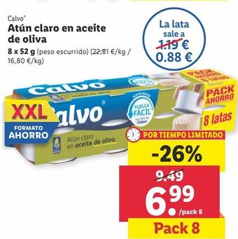 Lidl Atún claro calvo oferta