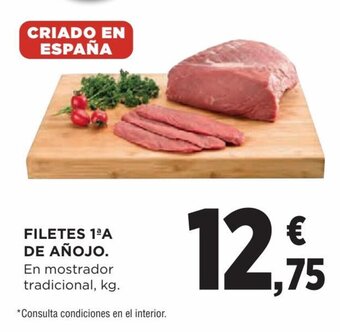 Hipercor Filetes 1A De Anojo oferta