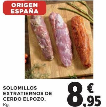 Hipercor Solomillos Extratiernos de Cerdo Elpozo oferta