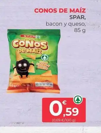 SPAR Gran Canaria Conos de maíz spar bacon y queso oferta
