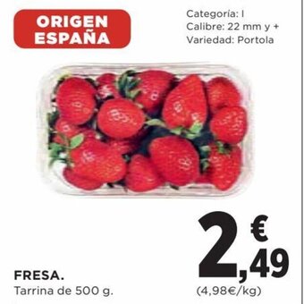 Hipercor Fresa oferta
