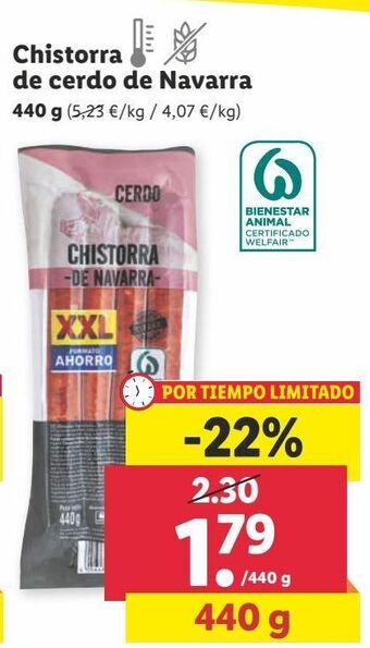 Lidl Chistorra de navarra oferta