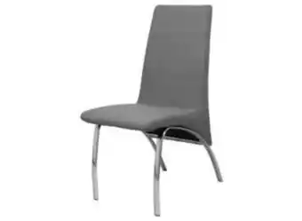 Mobiprix Silla de comedor en tela y cromada girona oferta