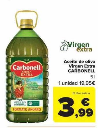 Carrefour Aceite de oliva virgen extra carbonell oferta