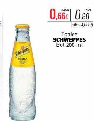 Cuevas Cash Tonica schweppes oferta