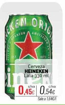 Cuevas Cash Cerveza heineken oferta