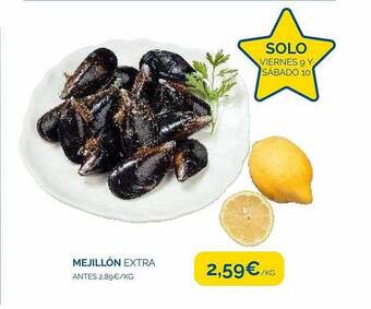 Supermercados La Despensa Mejillón extra oferta