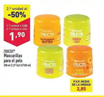 ALDI Fructis mascarillas para el pelo oferta